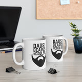 Dads With Beards Are Cooler Coffee Mug [HOT COFFEE, COOL DAD]